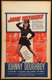 5h259 JOHNNY DOUGHBOY WC 1942 pretty Jane Withers in uniform is the sweetheart of 4 million boys!