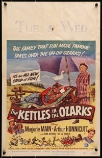 5h267 KETTLES IN THE OZARKS WC 1956 Marjorie Main as Ma brews up a roaring riot in the hills!