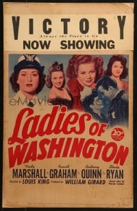 5h281 LADIES OF WASHINGTON WC 1944 hair-pulling eyebrow-lifting rib-splitting housing shortage fun!