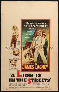 5h306 LION IS IN THE STREETS WC 1953 James Cagney was king of a double-cross empire, Anne Francis!
