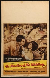 5h340 MEMBER OF THE WEDDING WC 1953 Miss Julie Harris becomes a woman in the middle of a kiss!