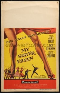 5h367 MY SISTER EILEEN WC 1955 Janet Leigh, Jack Lemmon & Betty Garrett, sexy legs!