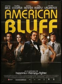 5j064 AMERICAN HUSTLE French 1p 2014 Christian Bale, Cooper, Jennifer Lawrence, American Bluff!