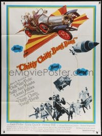 5j224 CHITTY CHITTY BANG BANG French 1p 1969 Dick Van Dyke, Sally Ann Howes, wacky flying car!