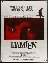 5j257 DAMIEN OMEN II French 1p 1978 completely different close up of demonic Jonathan Scott-Taylor!