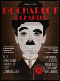 5j269 DE CHARLOT A CHAPLIN French 1p 2010s wonderful Stanley Chow art of the famous comedian!