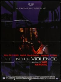 5j303 END OF VIOLENCE French 1p 1997 directed by Wim Wenders, Gabriel Byrne, Andie MacDowell!