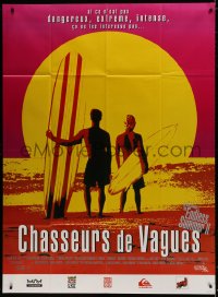5j305 ENDLESS SUMMER 2 French 1p 1994 great image of surfers with boards on the beach at sunset!