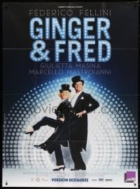 5j379 GINGER & FRED French 1p R2017 directed by Federico Fellini, dancing art by Jouineau Bourduge!