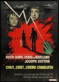 5j458 HUSH...HUSH, SWEET CHARLOTTE French 1p 1965 Bette Davis, de Havilland, Grinsson art!