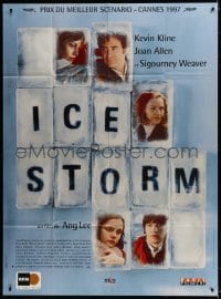 5j462 ICE STORM French 1p 1997 directed by Ang Lee, Kevin Kline, Joan Allen, Sigourney Weaver
