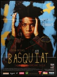 5j492 JEAN-MICHEL BASQUIAT: THE RADIANT CHILD French 1p 2010 great c/u of the famous artist!