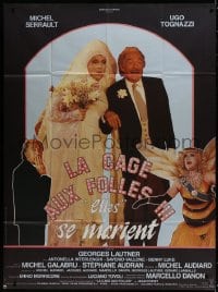 5j526 LA CAGE AUX FOLLES 3 French 1p 1986 Michel Serrault, Ugo Tognazzi, wacky gay sequel!