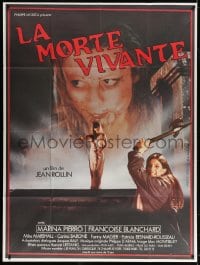 5j565 LIVING DEAD GIRL French 1p 1982 French supernatural horror, creepy image!