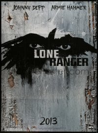 5j568 LONE RANGER teaser French 1p 2013 Disney, Johnny Depp as Tonto, Armie Hammer in the title role