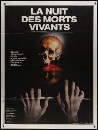 5j652 NIGHT OF THE LIVING DEAD French 1p R1984 George Romero zombie classic, completely different!