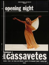 5j675 OPENING NIGHT French 1p R1990 John Cassavetes, full-length Gena Rowlands!