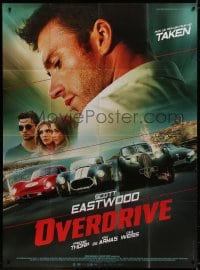 5j678 OVERDRIVE French 1p 2017 Scott Eastwood, cool image of vintage race cars!