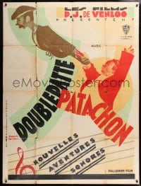 5j688 PAT & PATACHON French 1p 1930s Carl Schenstrom & Harald Madsen, Jacques Faria art, rare!