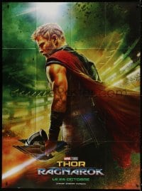 5j883 THOR RAGNAROK teaser French 1p 2017 Chris Hemsworth in the title role, cool cast montage!