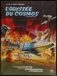5j889 THUNDERBIRDS ARE GO French 1p 1968 marionette puppets, really cool sci-fi action artwork!
