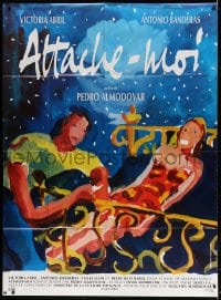 5j890 TIE ME UP! TIE ME DOWN! French 1p 1990 Pedro Almodovar's Atame!, art by Bielikoff & Delhomme!