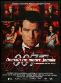 5j900 TOMORROW NEVER DIES French 1p 1997 Pierce Brosnan as Bond, Michelle Yeoh, Teri Hatcher!