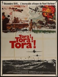 5j905 TORA TORA TORA French 1p 1970 Rene Ferracci & Bob McCall art of the attack on Pearl Harbor!
