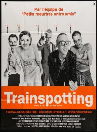 5j912 TRAINSPOTTING French 1p 1996 heroin drug addict Ewan McGregor, directed by Danny Boyle!