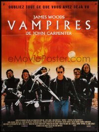 5j932 VAMPIRES French 1p 1998 John Carpenter, James Woods, cool vampire hunter image!