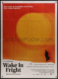 5j939 WAKE IN FRIGHT French 1p R2014 Ted Kotcheff Australian Outback creepy cult classic!