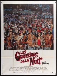 5j948 WARRIORS French 1p 1980 Walter Hill, David Jarvis art of the armies of the night!