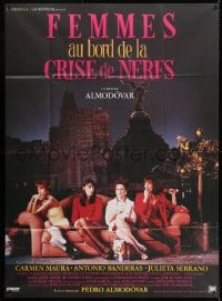 5j971 WOMEN ON THE VERGE OF A NERVOUS BREAKDOWN French 1p 1989 directed by Pedro Almodovar!