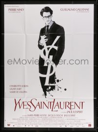 5j995 YVES SAINT LAURENT French 1p 2014 cool image of Pierre Niney in the title role!