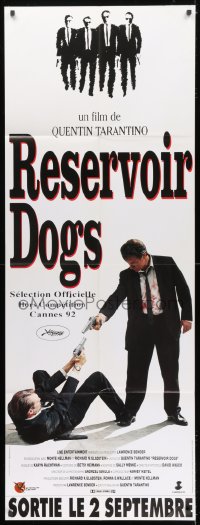 5j030 RESERVOIR DOGS French door panel 1992 Quentin Tarantino, Harvey Keitel, Steve Buscemi, Penn