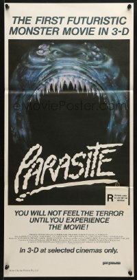 5k799 PARASITE Aust daybill 1982 Demi Moore, the first futuristic monster movie in 3-D!