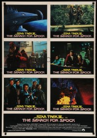 5k290 STAR TREK III Aust LC poster 1984 The Search for Spock, cool sci-fi images of cast!