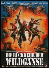 5k221 COBRA MISSION German 33x47 1986 Oliver Tobias, Manfred Lehmann, Vietnam war action art!