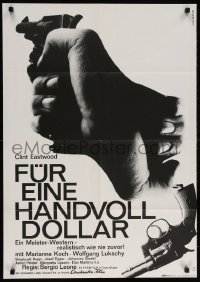5k247 FISTFUL OF DOLLARS German 1965 introducing the man with no name, Clint Eastwood!