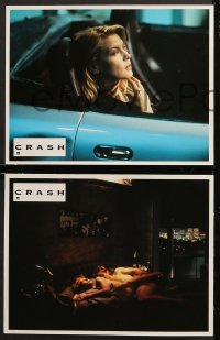 5k045 CRASH 7 French LCs 1996 David Cronenberg, James Spader & sexy Deborah Kara Unger!