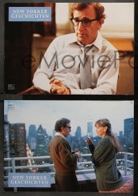 5k079 NEW YORK STORIES 7 German LCs 1989 Woody Allen, Martin Scorsese, Francis Ford Coppola