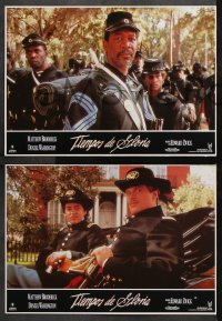 5k022 GLORY 8 Spanish LCs 1989 Morgan Freeman, Matthew Broderick, Denzel Washington, Civil War!