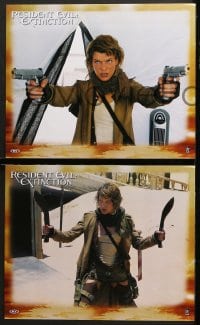 5k012 RESIDENT EVIL: EXTINCTION 4 Dutch LCs 2007 sexy Milla Jovovich in zombie killing action!