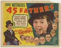 5m002 45 FATHERS TC 1937 orphan Jane Withers just wants to be adopted + wacky ventriloguist dummy!
