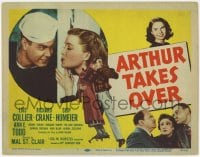 5m009 ARTHUR TAKES OVER TC 1948 Lois Collier & Richard Crane have to hide their marriage!