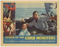 5m360 ATTACK OF THE CRAB MONSTERS LC 1957 only card of the set that shows part of a crab monster!