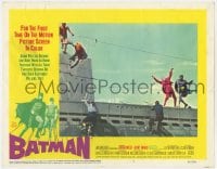 5m369 BATMAN LC #7 1966 Adam West & Burt Ward beat up bad guys on top of submarine!