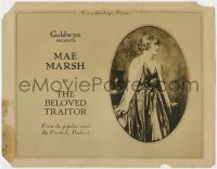 5m015 BELOVED TRAITOR TC 1918 Mae Marsh, from the popular novel by Frank L. Packard, rare!