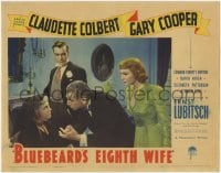 5m396 BLUEBEARD'S EIGHTH WIFE LC 1938 Gary Cooper, Claudette Colbert, classic Ernst Lubitsch comedy!