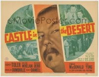 5m040 CASTLE IN THE DESERT TC 1942 great close up of Sidney Toler as Asian detective Charlie Chan!